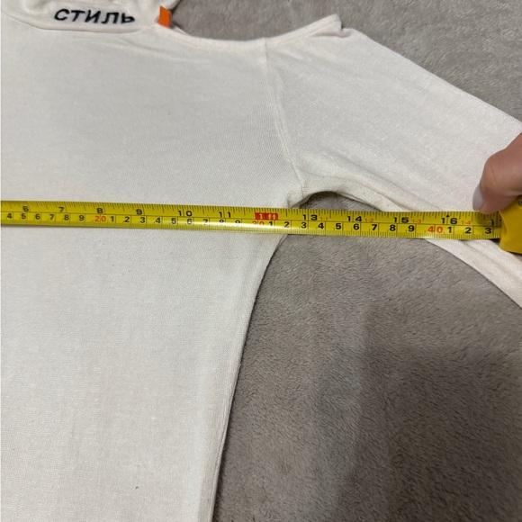 Heron Preston White Long Sleeve Top - Picture 7 of 12